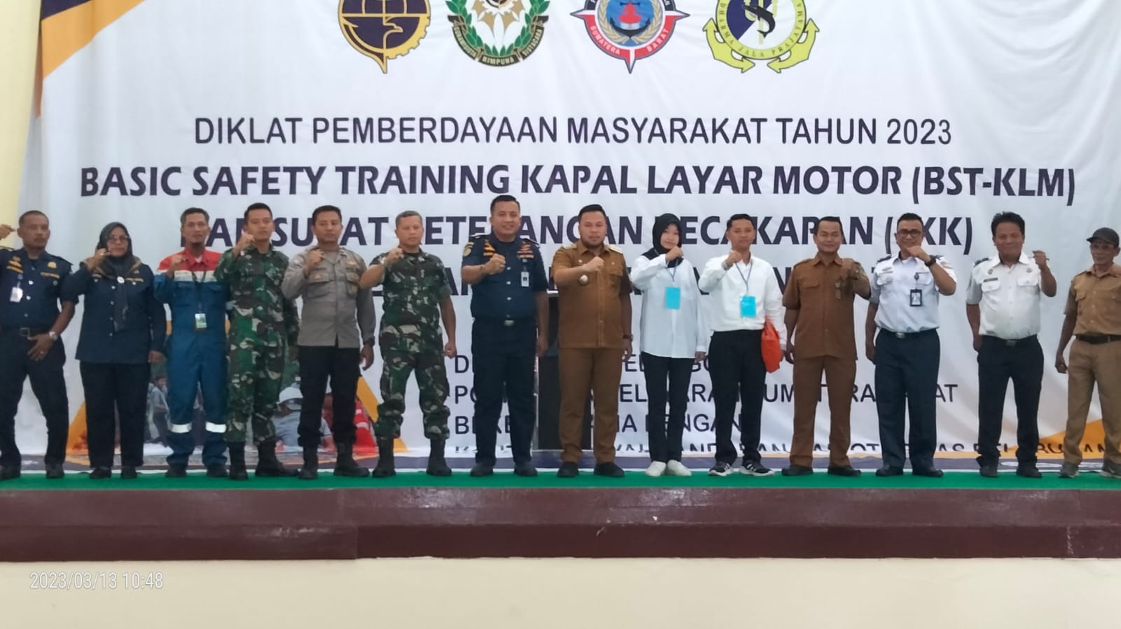 Basic Safety Training Kapal Layar Motor BSTKLM & SKK Wilayah Langkat