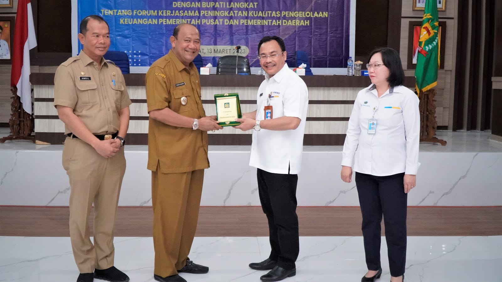 Pemkab Langkat & Ditjen Perbendaharaan Sumut Teken Nota Pengelolaan Keuangan
