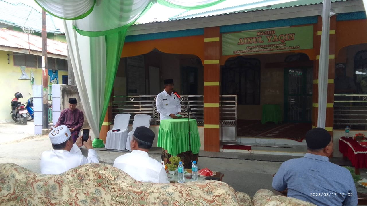 Walikota Dan Wakil Ketua DPRD Kota Binjai Resmikan Mesjid Ainul Yaqin