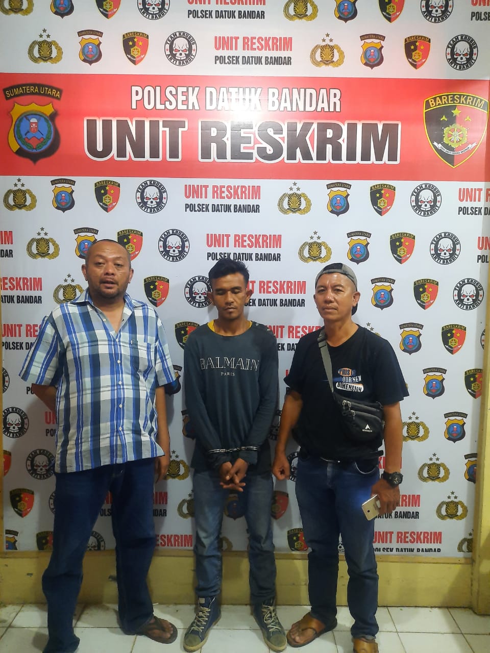 Pencuri Perabotan Rumah Tangga Ditangkap Unit Reskrim Polsek Datuk Bandar