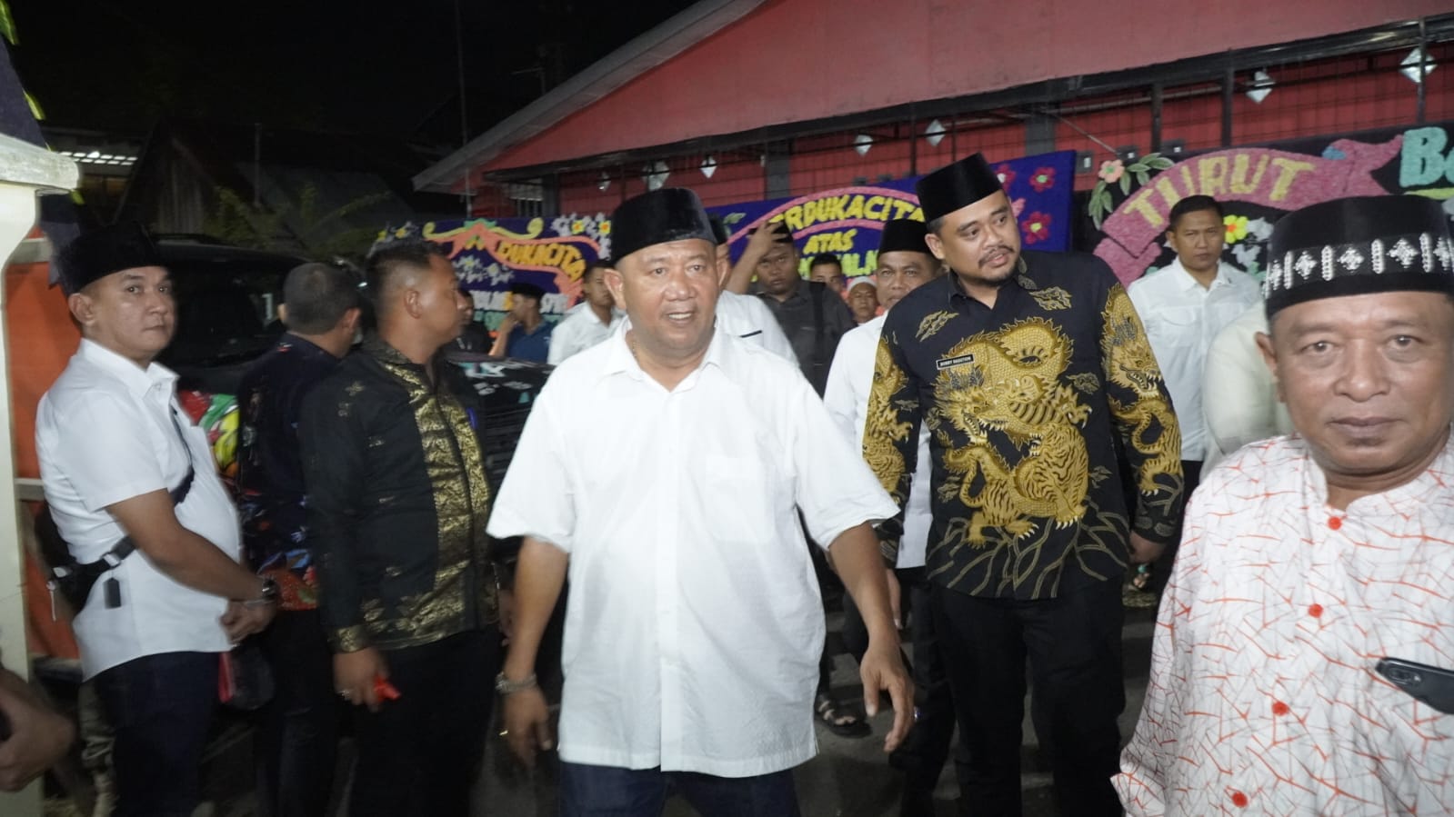 Sejumlah Pimpinan Daerah di Sumut Ikut Tahlilan di Rumah Pkt Langkat H Syah Afandin