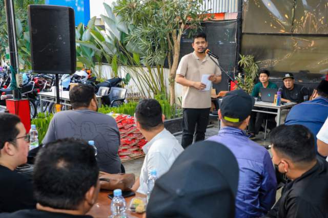 Ngabuburit Bersama Bobby Nasution, Komunitas Sepeda Motor Siap Dukung Ketertiban Berlalu Lintas di Kota Medan