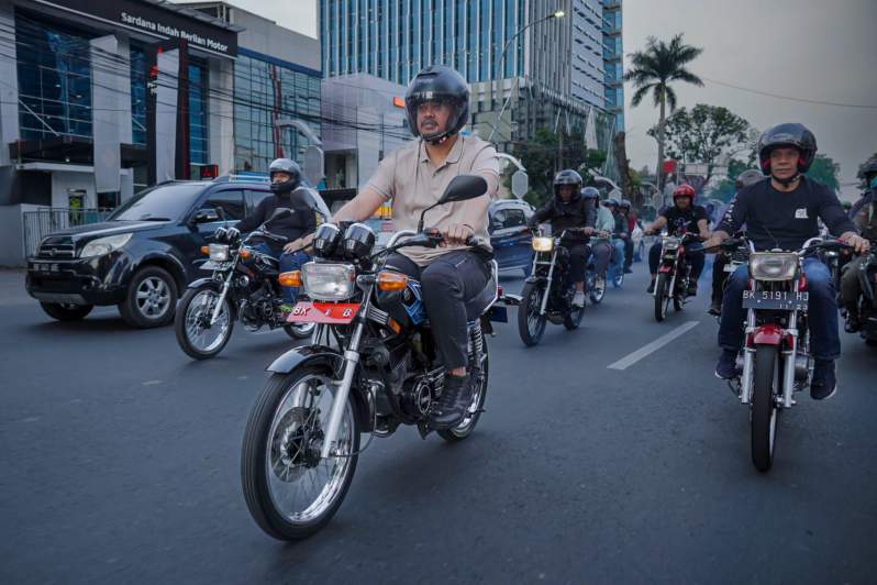 Bobby Nasution Ajak Komunitas Bikers  Buka Peluang Ekonomi
