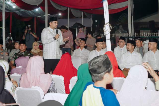 Safari Ramadhan di Tuntungan, Bobby Nasution Terima Aspirasi Warga soal Infrastruktur hingga Keamanan