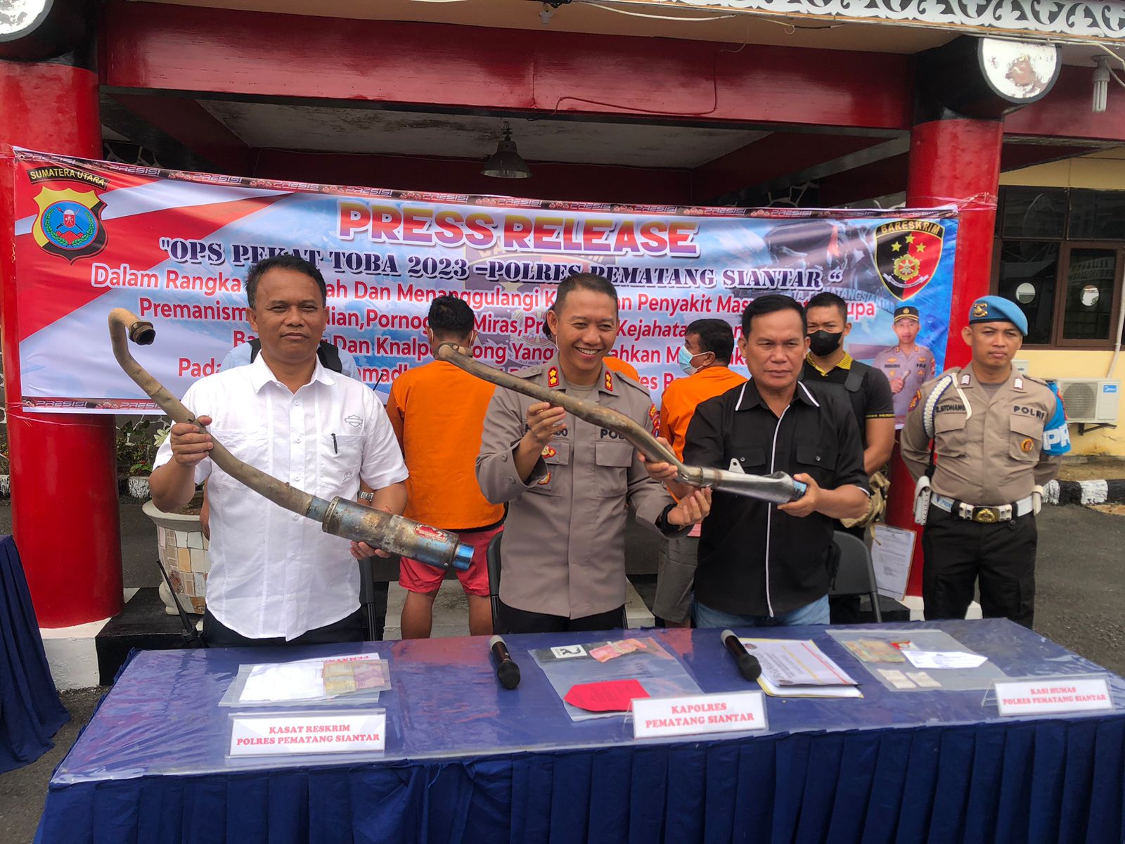 Polres Siantar Gelar Operasi Pekat 2023, Ini Hasilnya