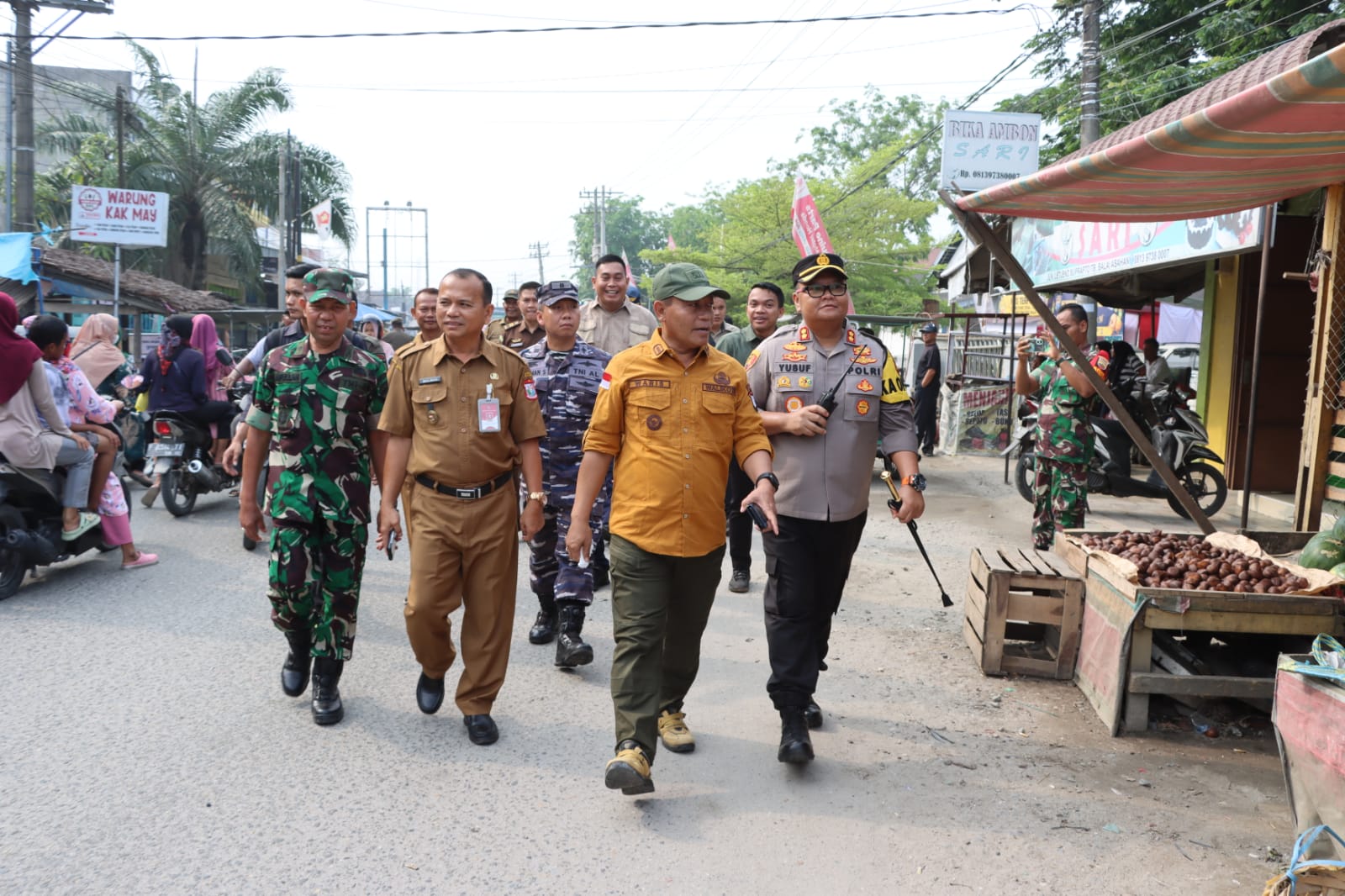 Kapolres Tanjungbalai Bersama Unsur Forkopimda Sidak Pasar Cek Stok Dan Harga