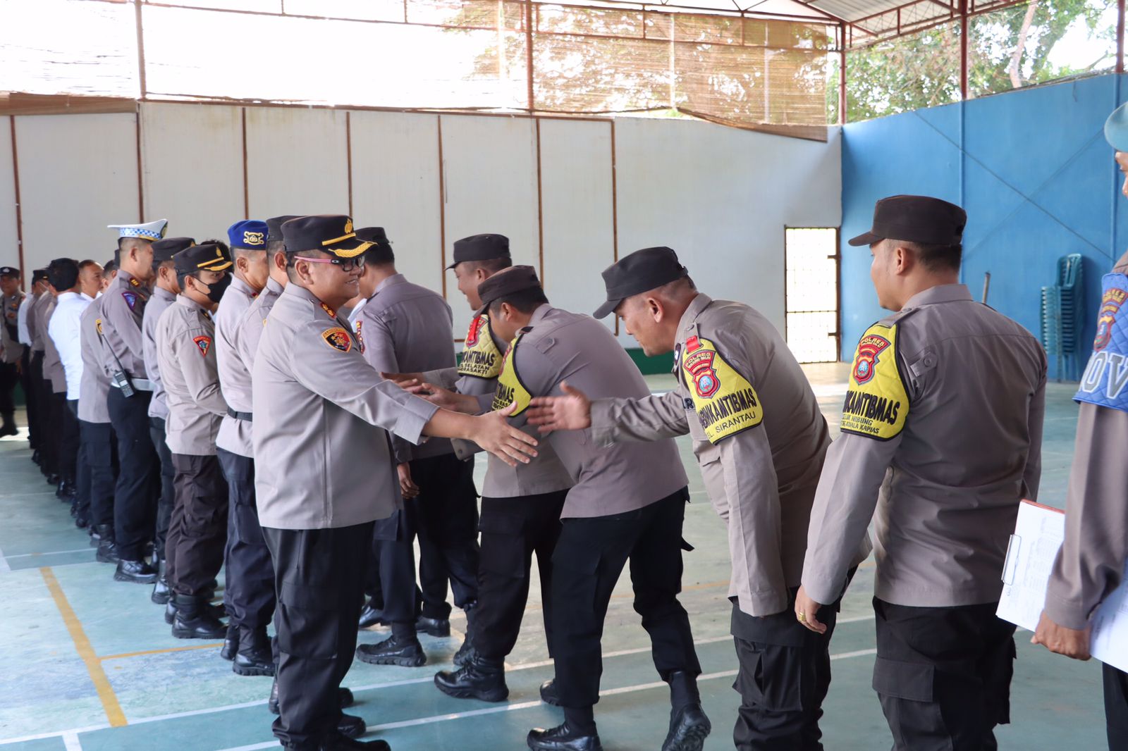 Kapolres Tanjung Balai Bersama Personil Adakan Halal Bihalal 