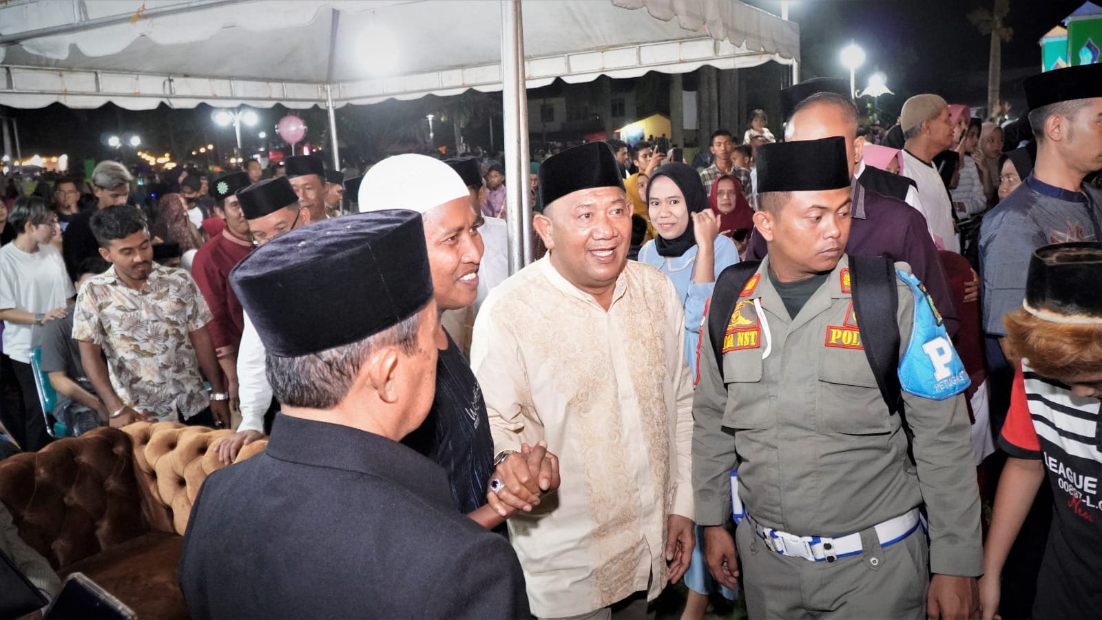 Syah Afandin Hadiri Festival Bedug Dan Gema Takbir di Tanjung Pura