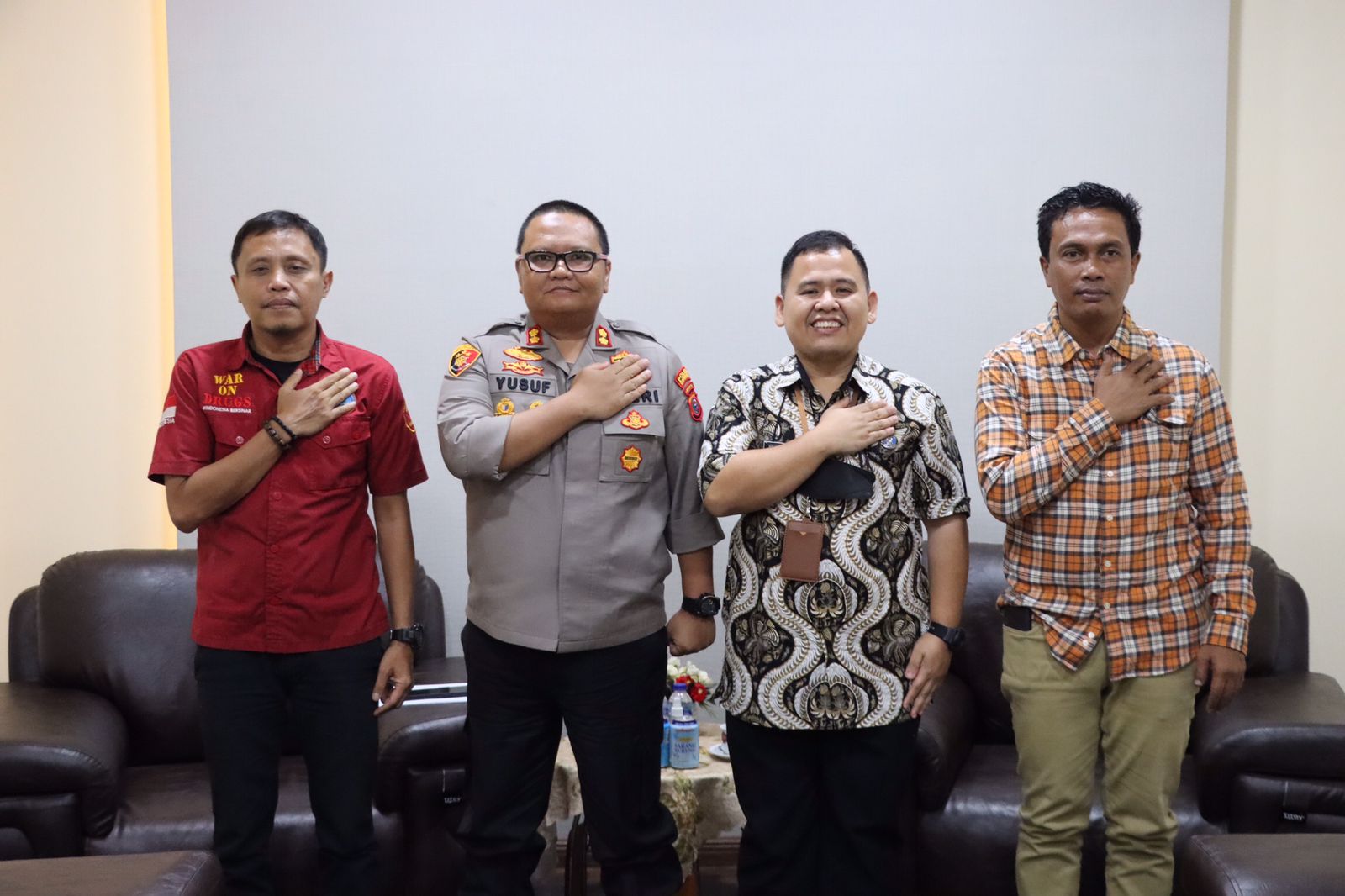 Kapolres Dan Kepala BNN Kota Tanjung Balai Koordinasi Pemberantasan Penyalahgunaan Dan Peredaran Narkoba  