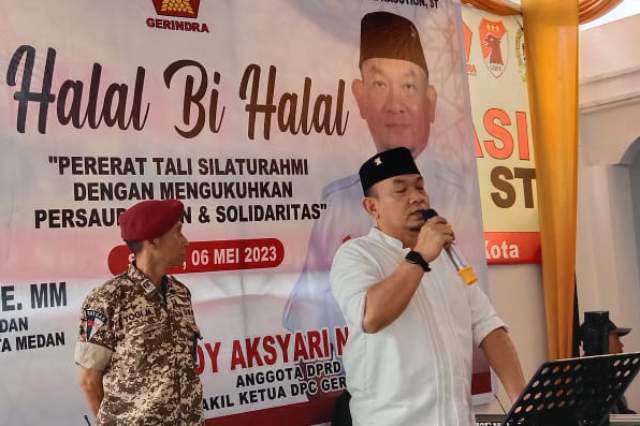 Gelar Halalbihalal, Anggota DPRD Medan Dedy Aksyari: Doa dan Dukungan Perkuat Diri Jalankan Amanah Wakil Rakyat