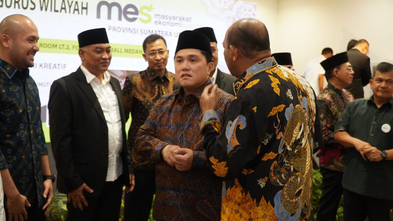Plt Bupati Langkat Hadiri Pelantikan Pengurus MES Sumut