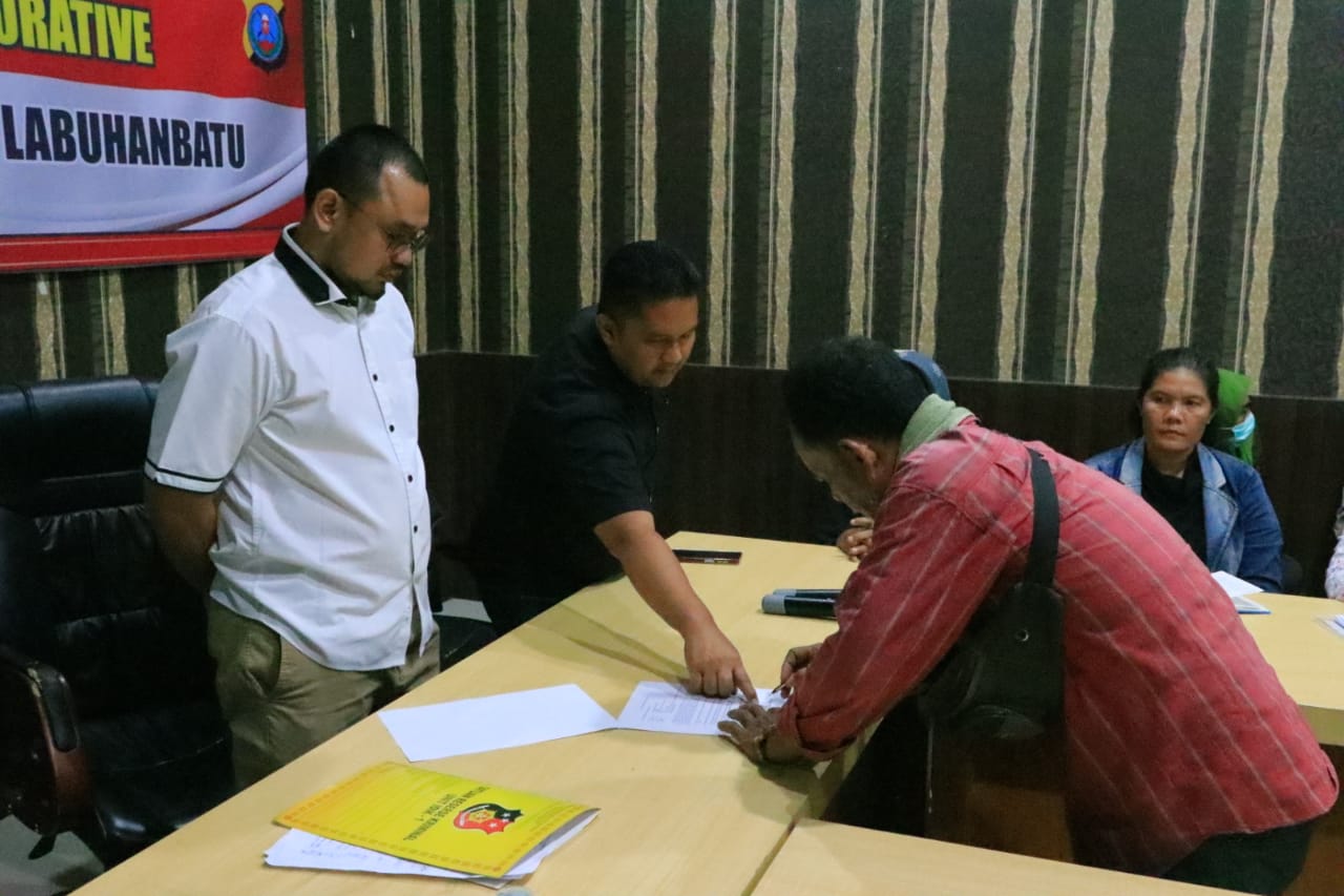 Polres Labuhanbatu Mediasi 10 Orang Anak Yang Terlibat Tawuran