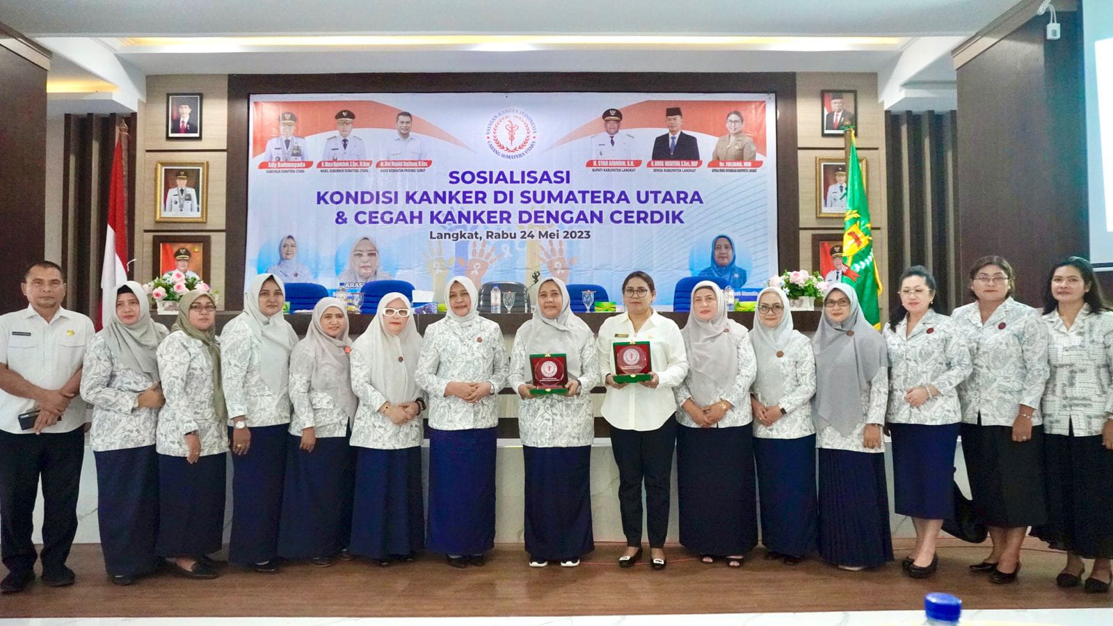 Ketua YKI Sumut & Langkat Sepakat Deteksi Sejak Dini Kurangi Risiko Kanker