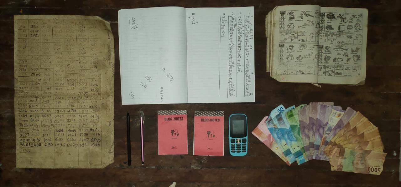 Polsek Pangkalan Susu Tangkap Jurtul Togel Hongkong
