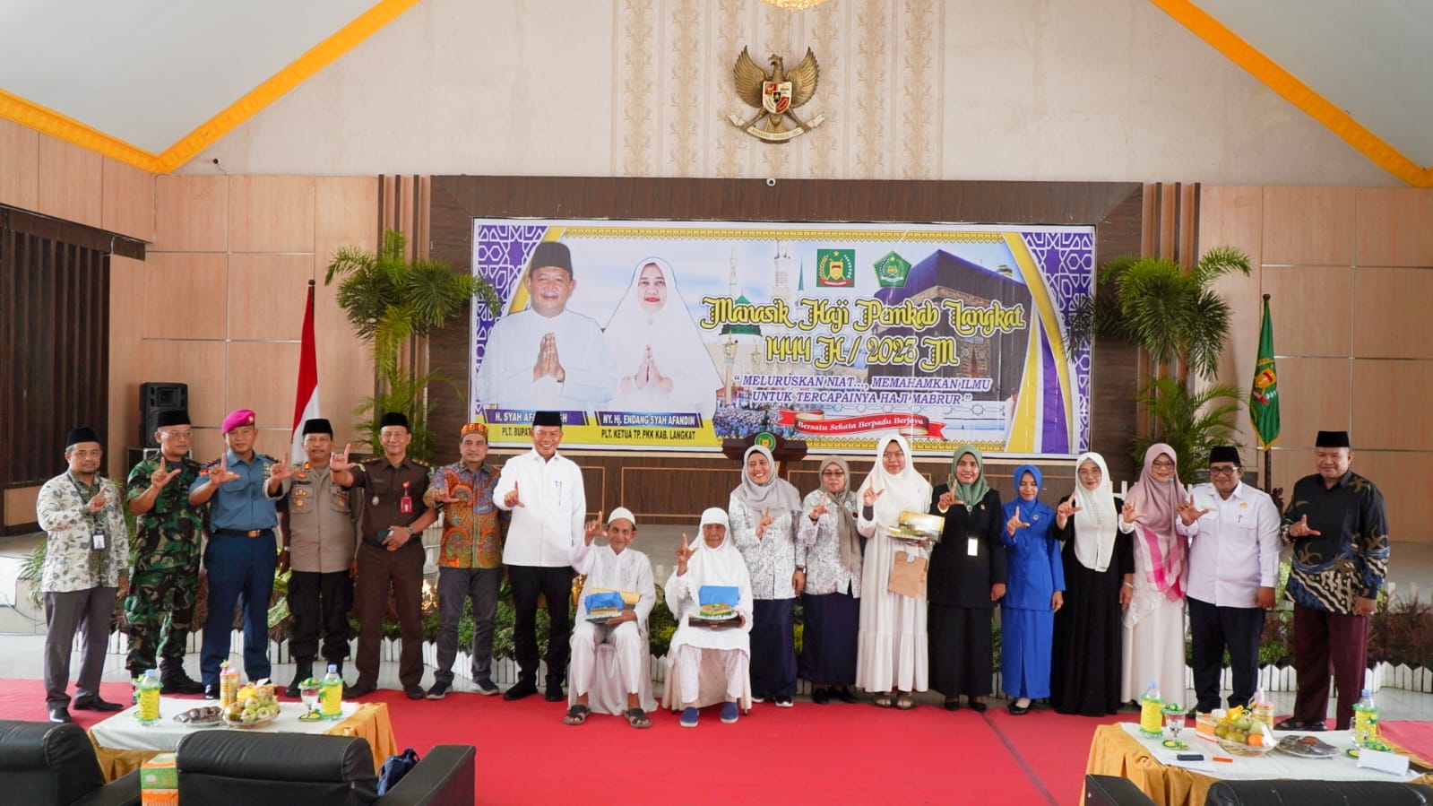 Syah Afandin Do’akan CJH Jadi Haji Mabrur