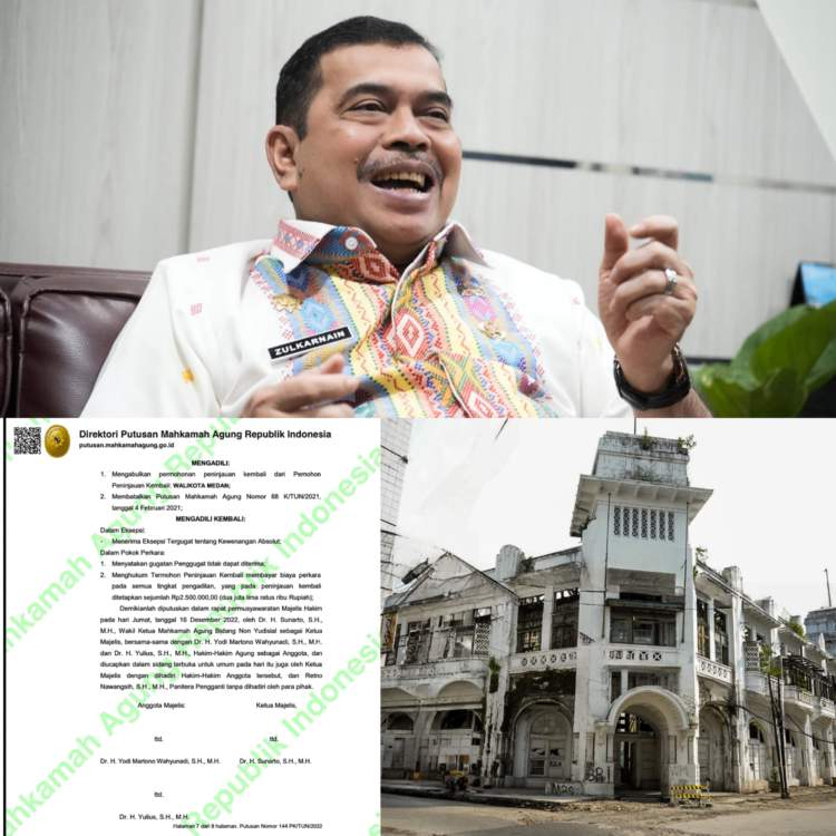 BKAD: Tanah dan Bangunan Warenhuis Aset Pemko Medan