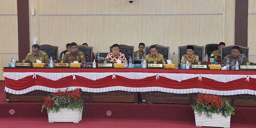 Rapat Paripurna DPRD Kota Medan, Selasa (23/5/2023).