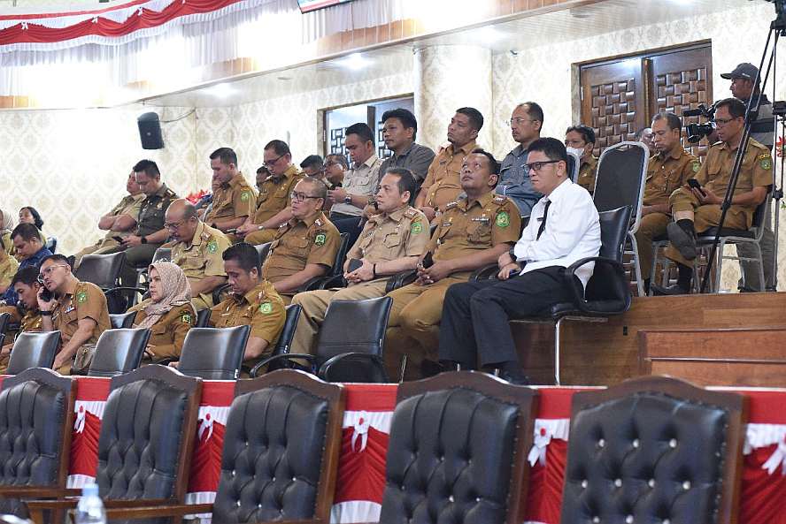 Suasana Paripurna DPRD Kota Medan, Selasa (23/5/2023).
