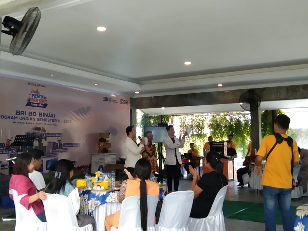 Acara Penarikan Simpedes BRI Binjai Berlangsung Meriah 