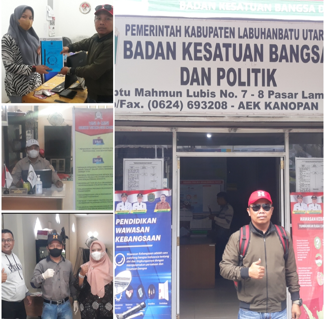 DPC STGI Kab. Labura Terdaftar Di Kesbangpol Aek Kanupan Sumut