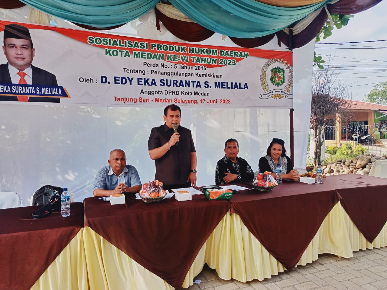 D. Edy Eka Suranta S. Meliala Sosialisasi Produk Hukum Kota Medan Ke VI