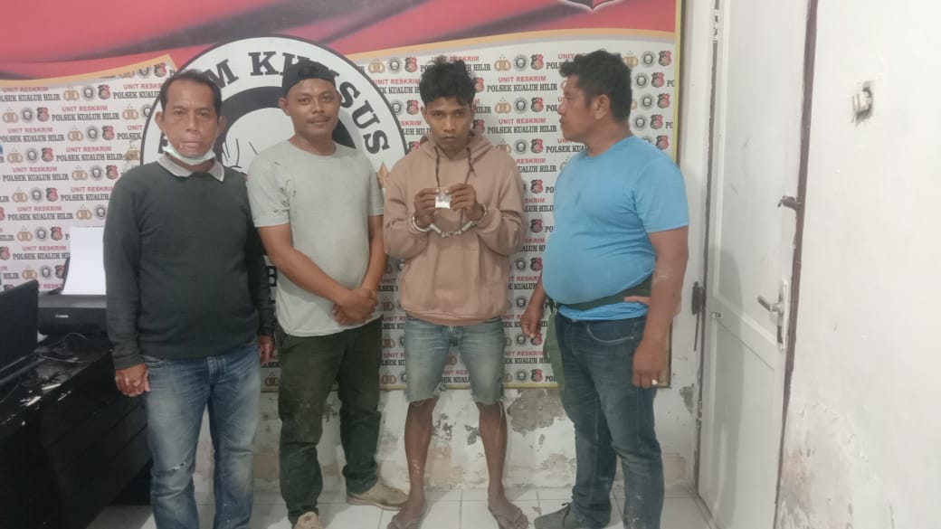Terduga Bandar Sabu Desa Teluk Binjai Ditangkap Unit Reskrim Polsek Kualuh Hilir