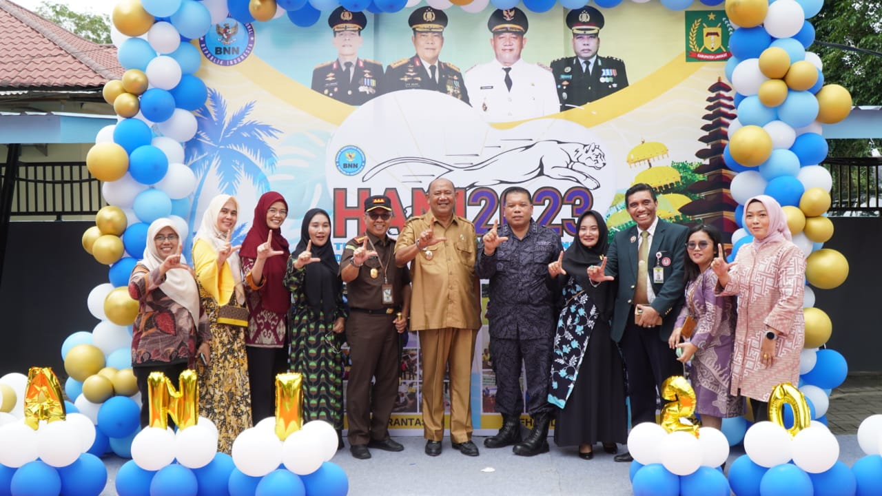 Hadiri Peringatan HANI 2O23, Syah Afandin Dapat Piagam Penghargaan BNNK Langkat