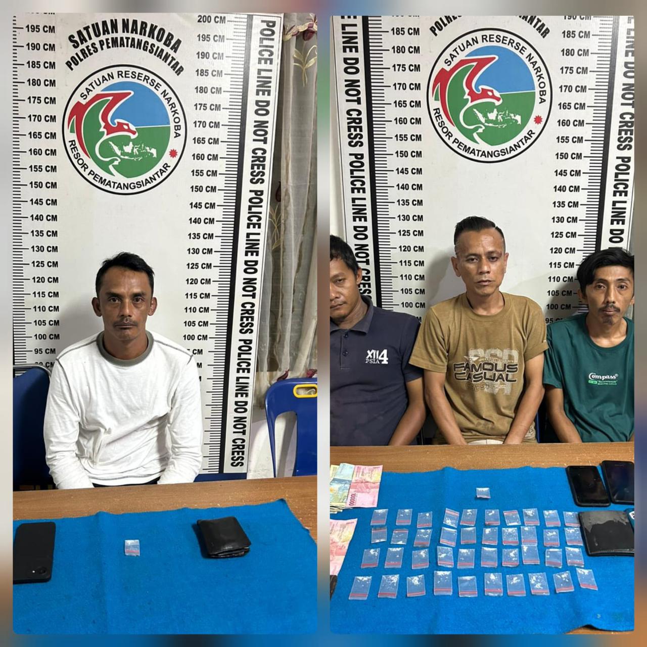 Komplotan Pengedar Narkoba Sidamanik Diringkus, Puluhan Paket Sabu Disita