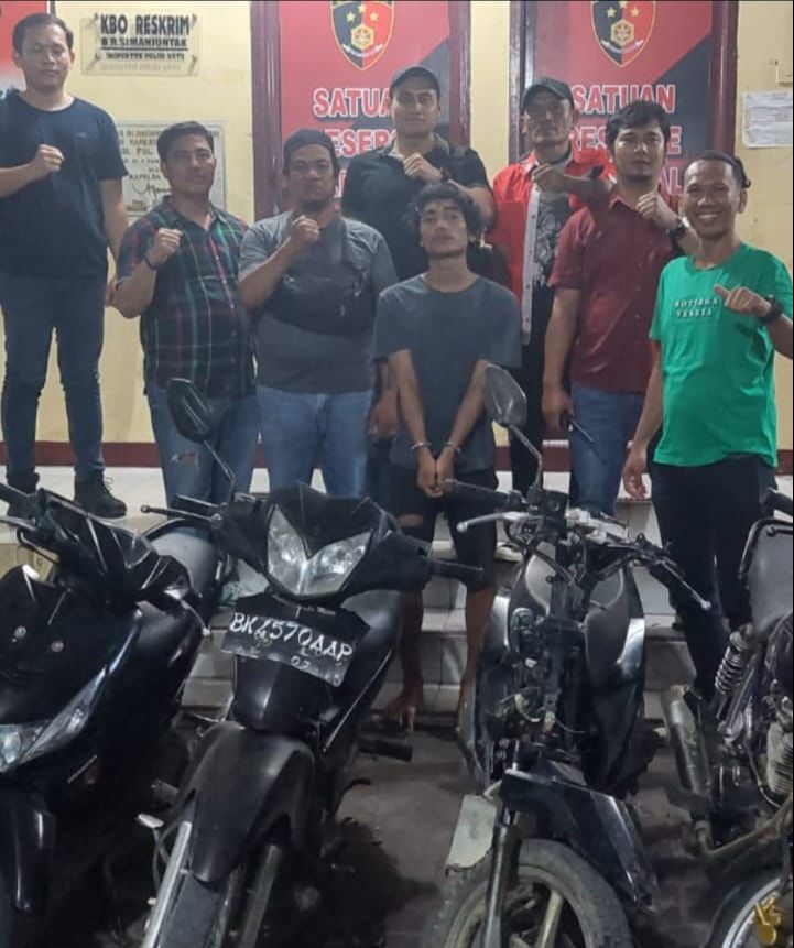 Markas Curanmor Di Tanjung Pinggir Di Grebek