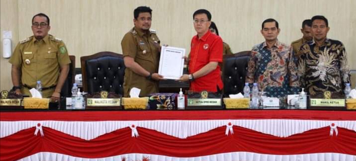 Delapan Fraksi DPRD Medan Setujui Ranperda LPj Pelaksanaan APBD 2022