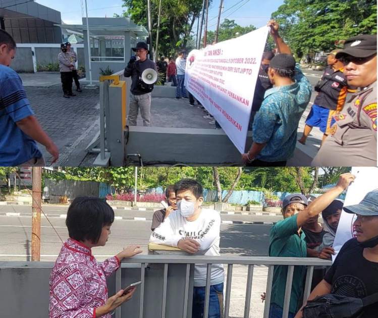 Demo Bank OCBC, Gery Sutjipto dan Massa Ancam Menginap di Halaman