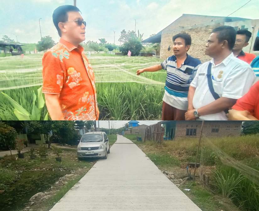 Jalan Sudah Dibeton, Warga Jalan Kawat III Apresiasi Wali Kota dan Ketua DPRD Medan