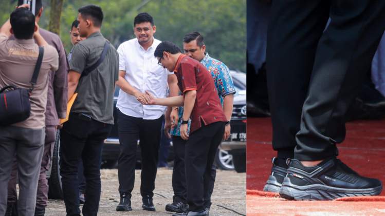 Pakai Produk UMKM Lokal, Harga Sepatu Bobby Nasution Bikin Kaget