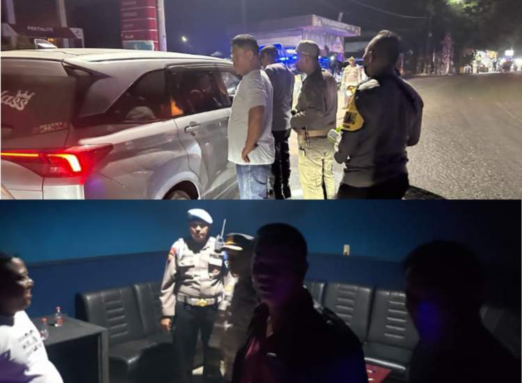 Kapolres Tanjung Balai Pimpin Patroli Razia Malam Minggu, Pemilik Narkotika Terjaring