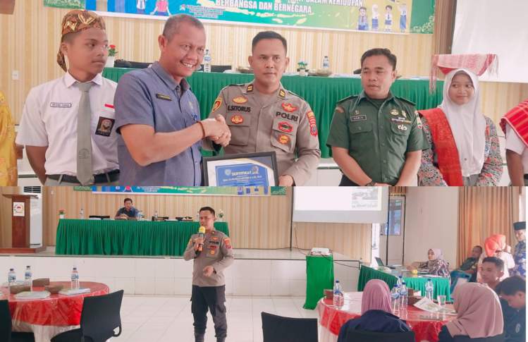Hadiri Giat FPK, Satreskoba Polres Labuhanbatu Sampaikan Bahaya Narkotika