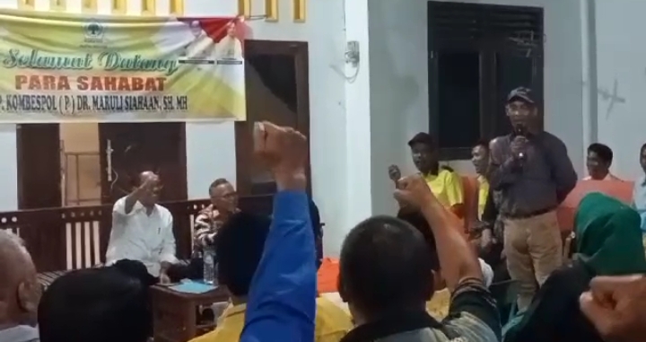 Kombes Pol Pur, Dr. Maruli Siahaan Hadiri Peresmian Posko Pemenangan SMS