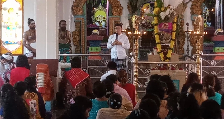 Umat Hindu Hadiri Perayaan Sembahyang Adhi Maha Puja Di Shri Raja Rajeswari Amman Koil