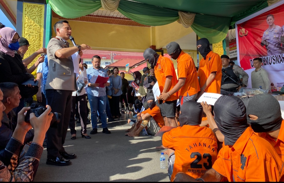 Polres Belawan Bersama Walikota Ungkap Kasus Berbagai Kejahatan 