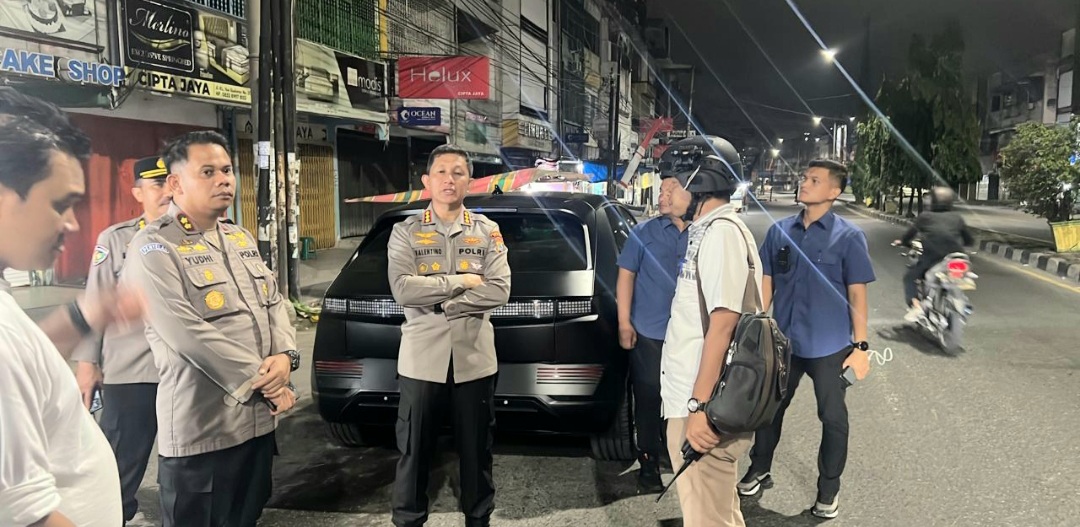 Ciptakan Suasana Aman dan Kondusif, Kapolrestabes  Cek Penyekatan di Sejumlah Titik