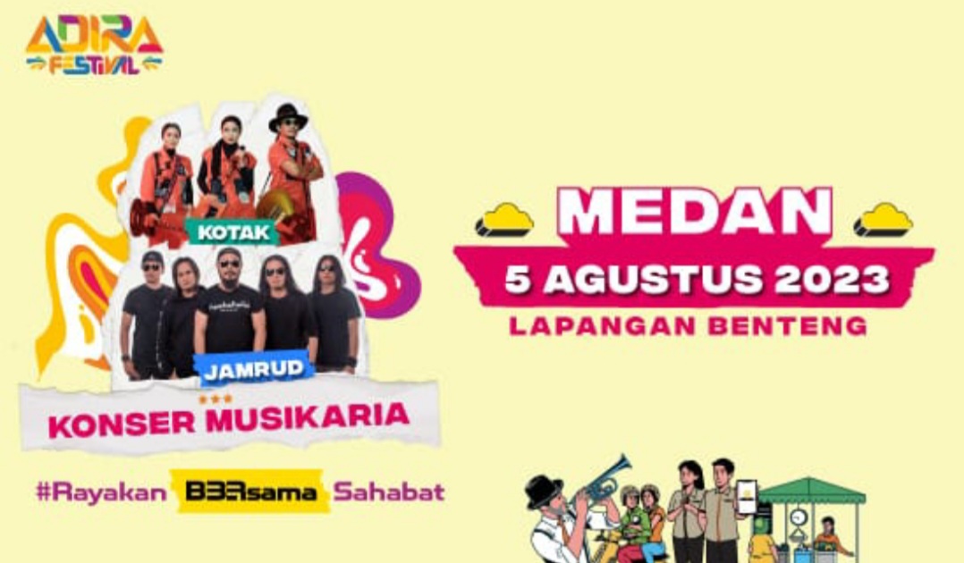 Adira Finance Hadirkan Konser Musikaria di Adira Festival Medan