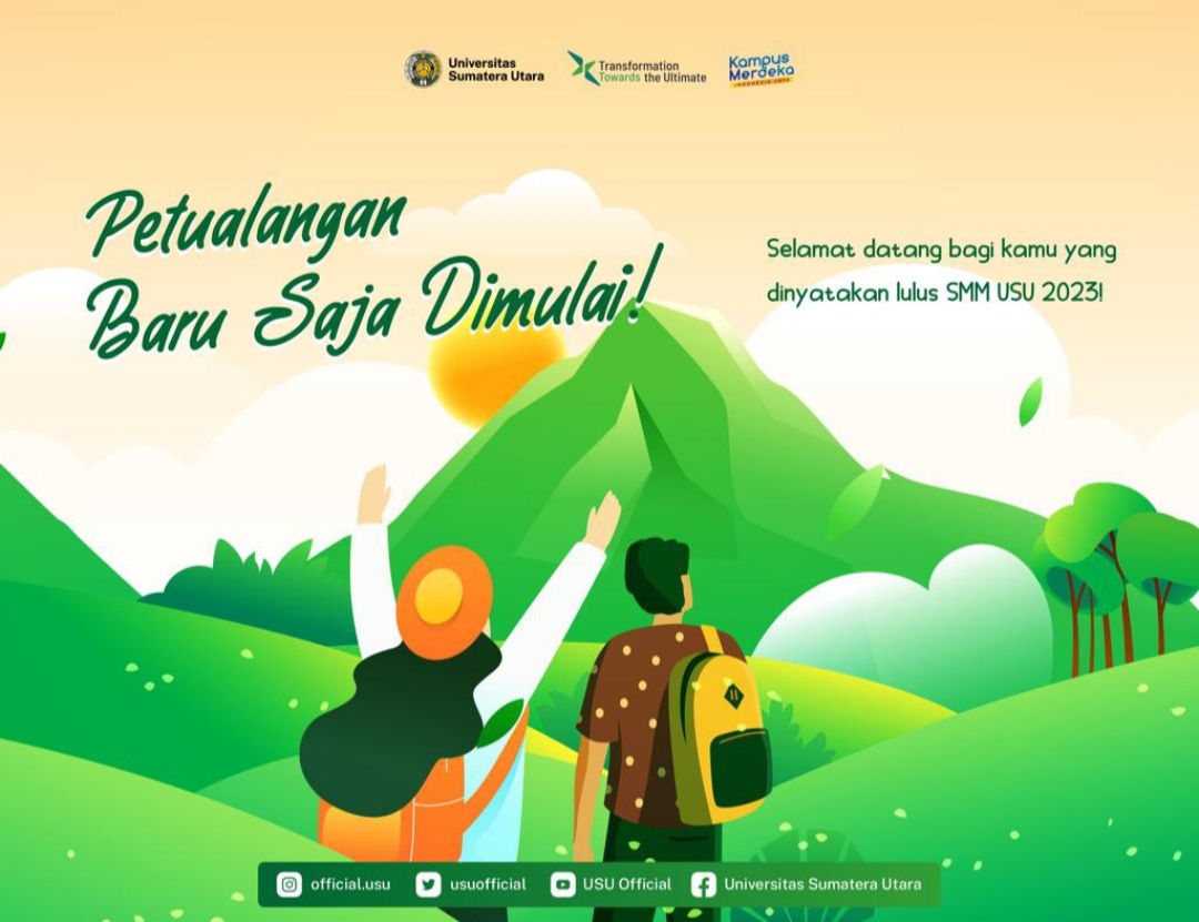 Hasil SMM USU 2023 Diumumkan, Ini Prodi Paling Diminati