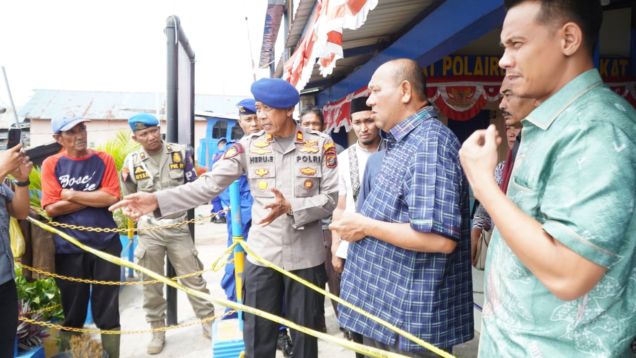 Syah Afandin Rencanakan Dermaga Uum Yang Roboh Segera Dibangun Kembali