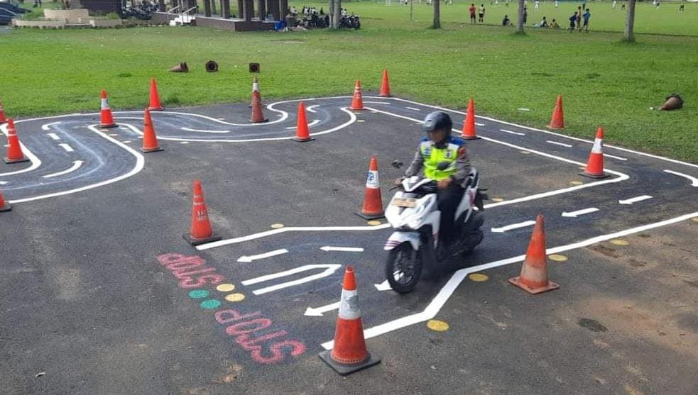 Permudah Ujian Praktek Mengemudi, SATPAS Polres Binjai Uji Lapangan Baru Praktek SIM