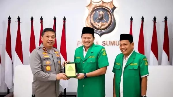 Kapoldasu Terima Kunjungan Silaturahmi Pengurus Wilayah Gerakan Pemuda Ansor