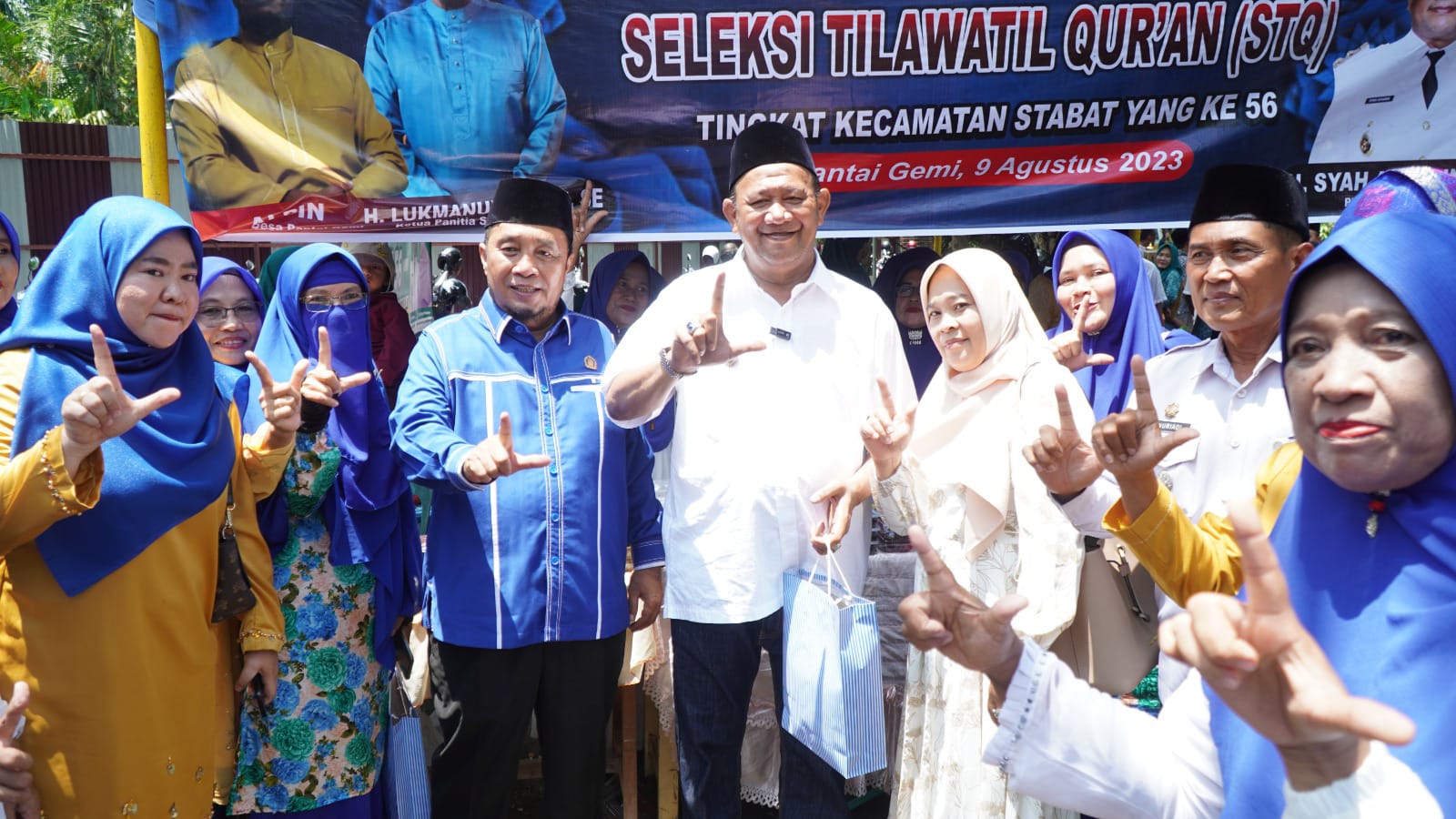 Syah Afandin Hadiri Pembukaan STQ di Kecamatan Stabat  