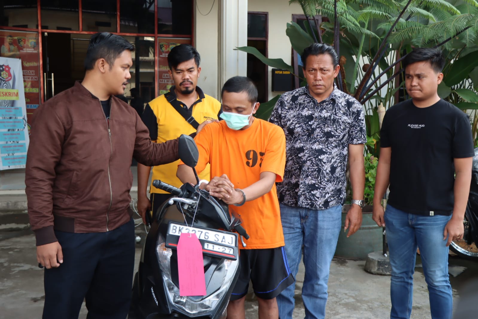 Pelaku Curanmor Gol Ditangkap Satreskrim Polres Tanah Karo