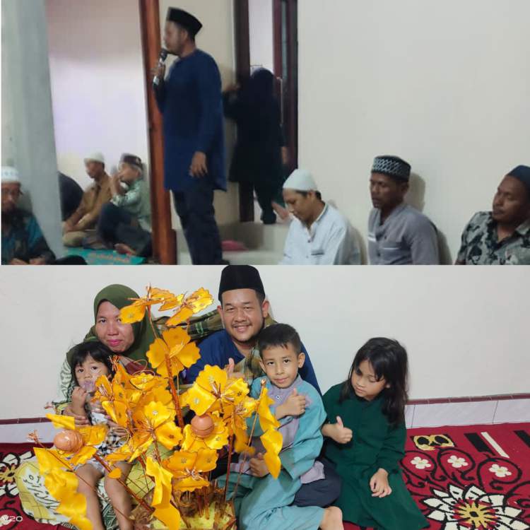 Dilantik Jadi Camat Kualuh Leidong, Riva Arya Ritonga SKM MM Gelar Syukuran di Rumahnya