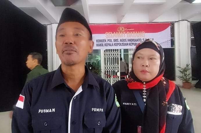 Ketua Paguyuban Bilal Mayit da Penggali Kubur, Pusman.