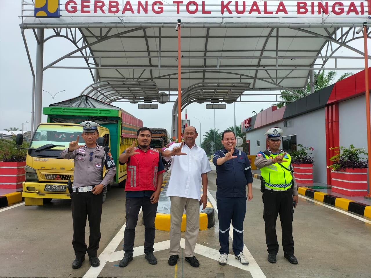 PLT. Bupati Langkat Syah Afandin Resmi Membuka Gerbang Tol Kwala Bingai Stabat 