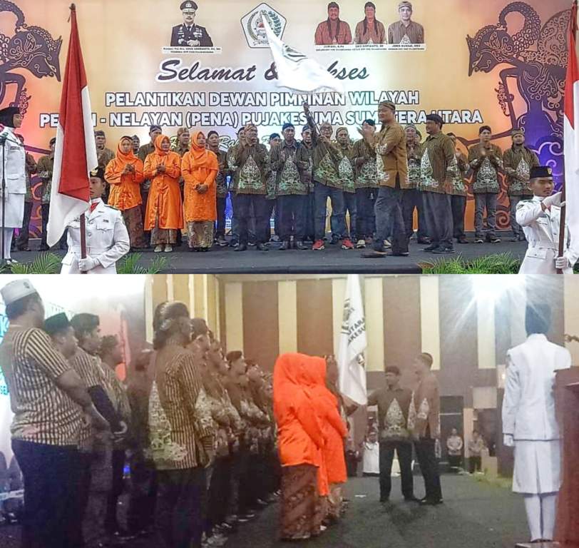 Turut Dihadiri Wakapolri, Ketua DPP Pujakesuma Lantik Pengurus DPW Pena Sumut